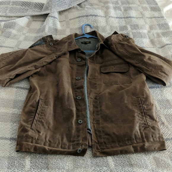 flint and tinder waxed trucker